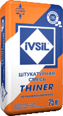 Легкая штукатурка ivsil thiner тинер