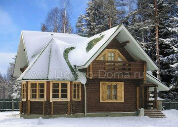 проект дома из бревна 